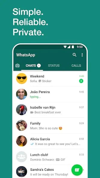 WhatsApp Messenger screenshot 1