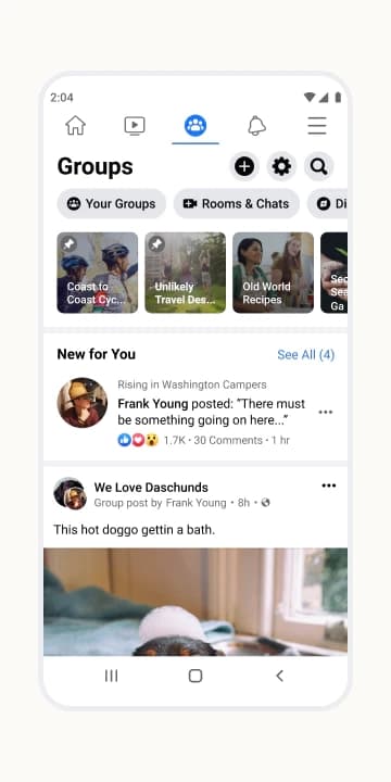 Facebook screenshot 1