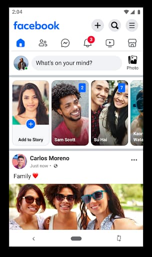 Facebook Lite screenshot 1