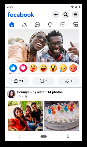 Facebook Lite screenshot 2