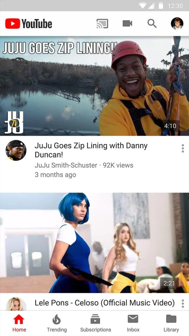 YouTube screenshot 1