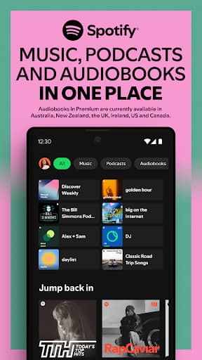 Spotify screenshot 1