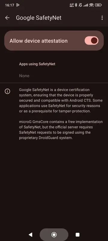 GMSCore (MicroG) screenshot 3