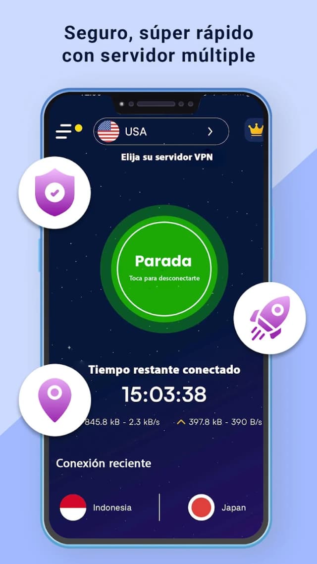 VPN Pronto screenshot 1