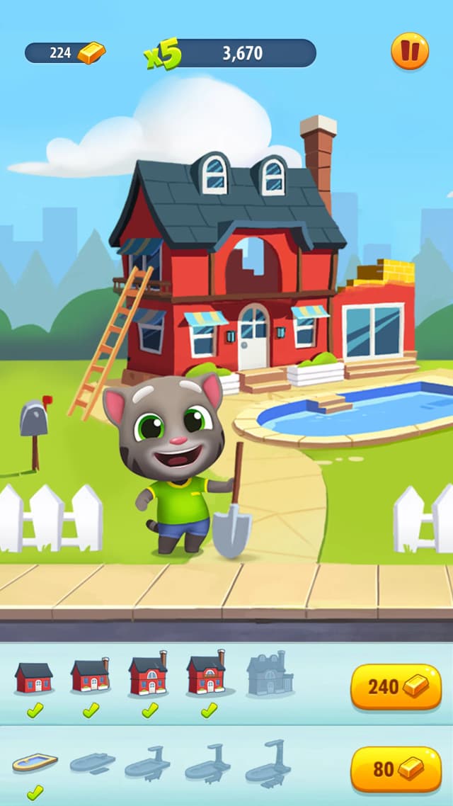 Talking Tom Gold Run screenshot 4