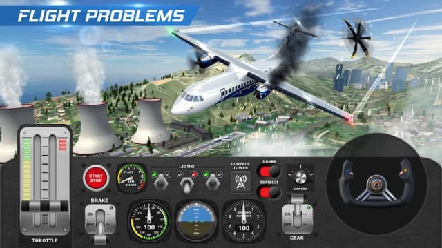 Airplane Flight Pilot Simulator screenshot 4