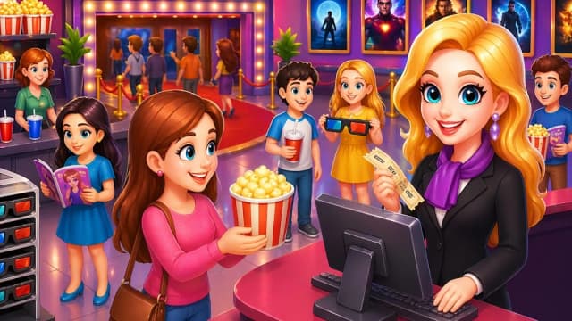 Hollywood Films Movie Theatre Tycoon Game screenshot 1