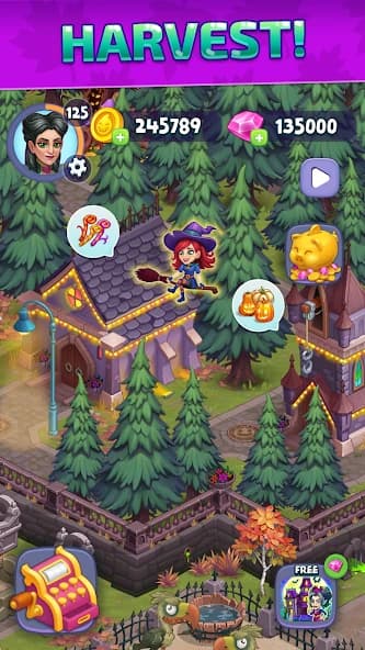 Monster Farm: Happy Halloween Game & Ghost Village screenshot 3