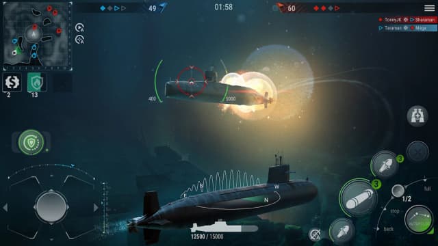WORLD of SUBMARINES: Navy Shooter 3D War Game screenshot 2