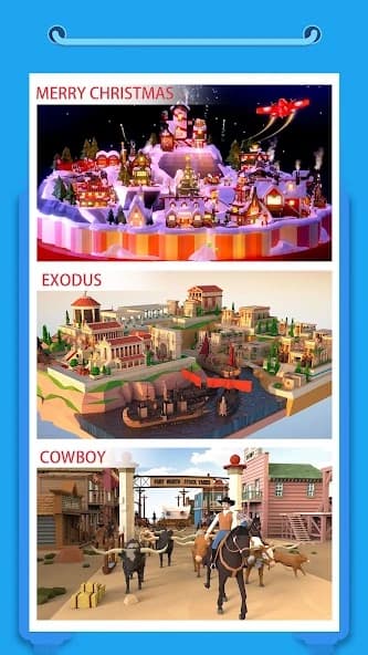 Pocket World 3D - Assemble models unique puzzle screenshot 3