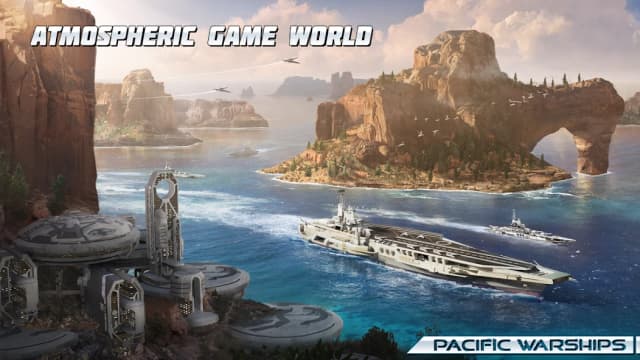 Pacific Warships: Online Wargame PvP Naval Shooter screenshot 4