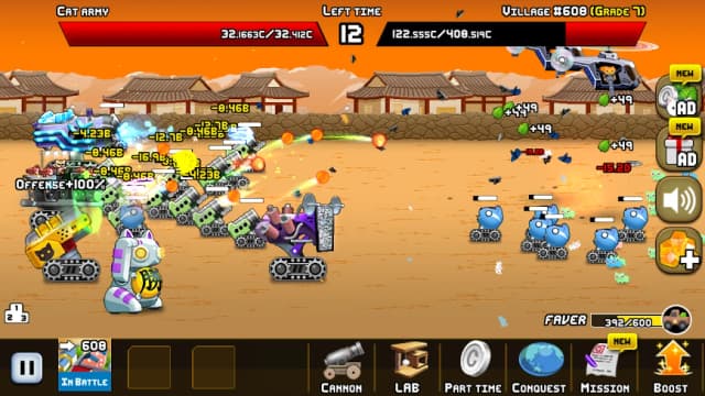 Idle Cat Cannon screenshot 2