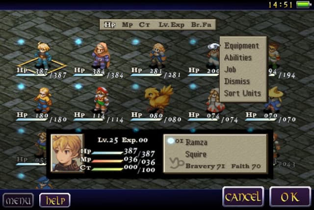 FINAL FANTASY TACTICS: WotL APK screenshot 3