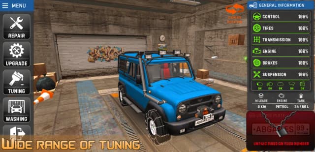 Russian Car Driver UAZ HUNTER APK screenshot 4