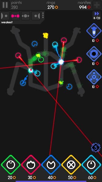 Color Defense - Ultimate TD Tower Base Defence screenshot 1