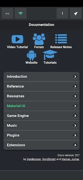 DroidScript: JS and Python IDE APK screenshot 4