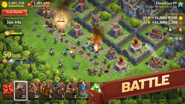 DomiNations (MOD, unlimited money) [ROOT] 3.5.350 screenshot 2