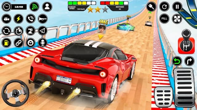 Impossible Car Stunt Games: Extreme Racing Tracks screenshot 4