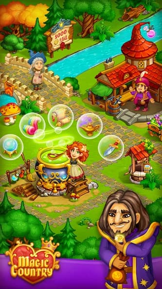 Magic City: fairy farm and fairytale country screenshot 2
