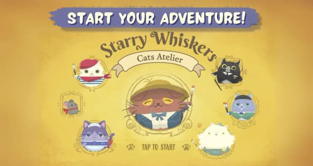 Cats Atelier - Days of van Meowogh: A Meow Match 3 screenshot 1