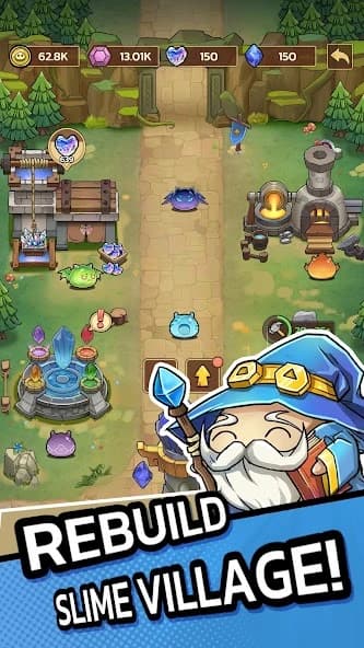 Slime Castle – Idle TD APK screenshot 3