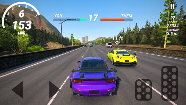No Hesi Car Traffic Racing APK screenshot 3