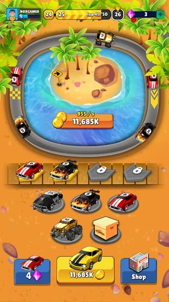 Merge Muscle Car: Classic American Muscle Merger screenshot 1
