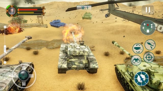 Free Battle of Tank Games: Army World War Machines screenshot 1