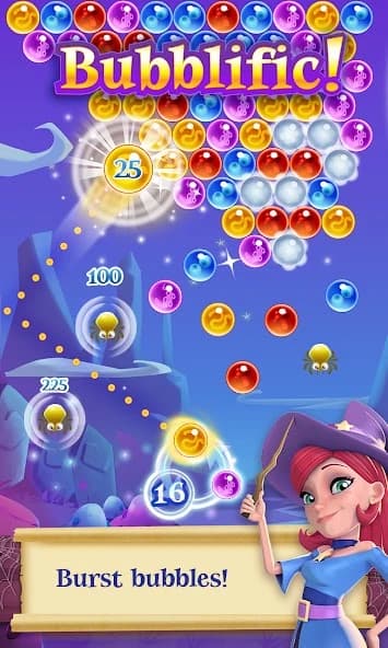 Bubble Witch 2 Saga (MOD, acceleration/lives) 1.54.4 screenshot 1
