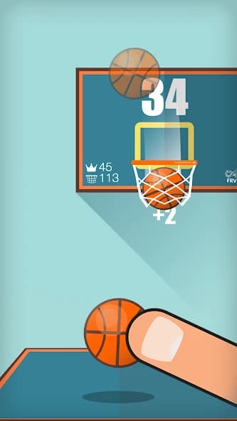 Basketball FRVR - Shoot the Hoop and Slam Dunk! screenshot 2