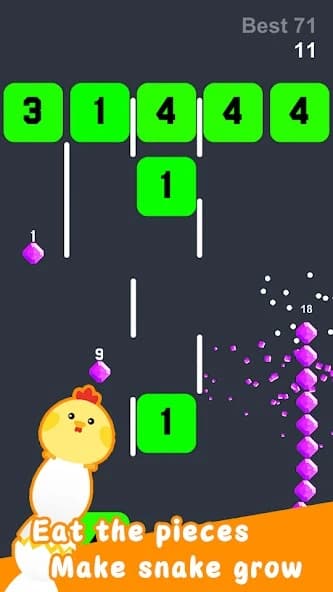 Slide And Crush - redesign snake game screenshot 1