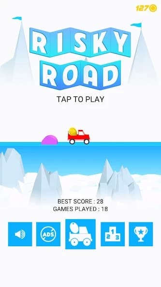 Risky Road (MOD, unlimited coins) 2.0 screenshot 1