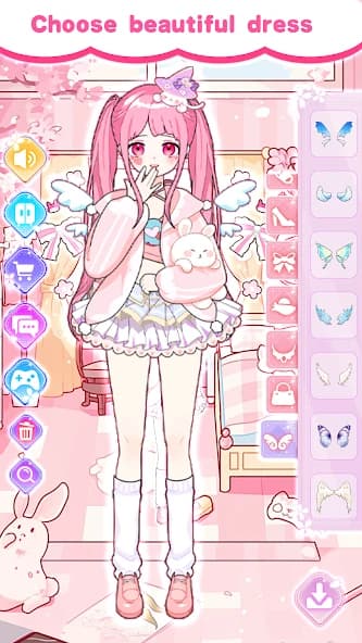 Vlinder Princess - Dress Up Games, Avatar Fairy screenshot 4