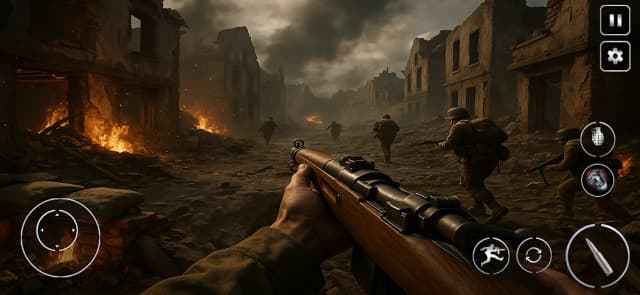 Call Of Courage : WW2 FPS Action Game screenshot 1