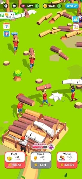 Idle Lumber Mill screenshot 3