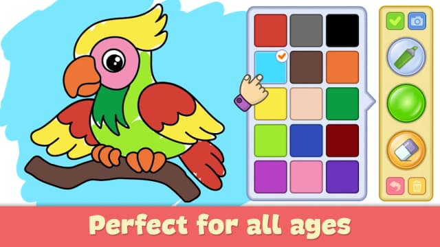 Kids coloring game screenshot 1
