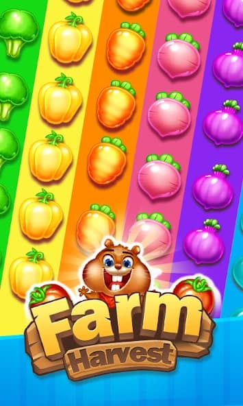 Farm Harvest 3- 2019 Match 3 Puzzle Free Games screenshot 3
