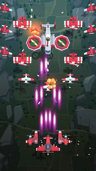 Burning Sky: Aircraft Combat 3D screenshot 4