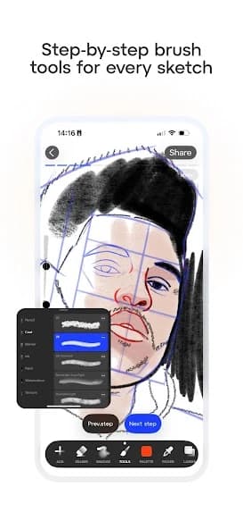 SketchAR Create Art Draw Paint Colours APK screenshot 4