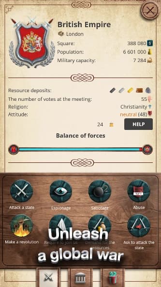Europe 1784 - Military strategy screenshot 2