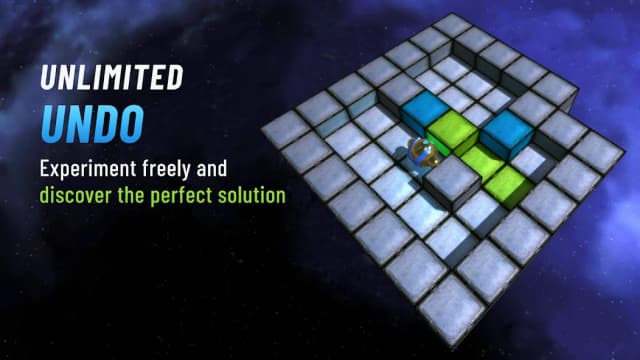 Space Puzzle - Move Boxes & Solve Puzzles 3D screenshot 3