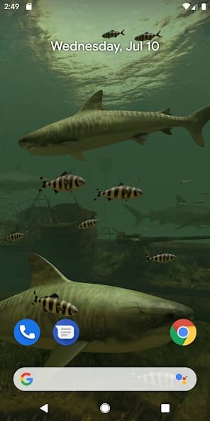 Sharks 3D - Live Wallpaper screenshot 4
