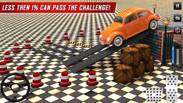 Classic Car Parking Real Driving Test screenshot 3