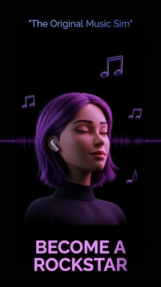 Music Wars Rockstar Rapper Sim APK screenshot 1