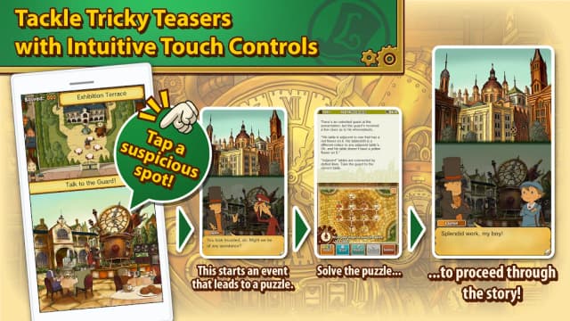Layton: Lost Future in HD APK screenshot 3