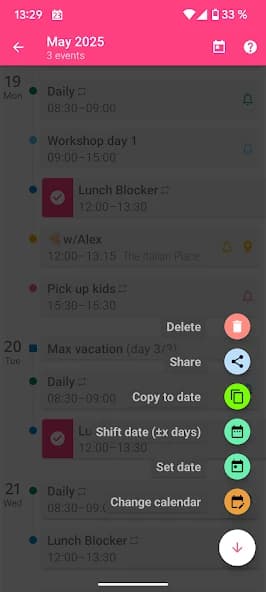 aCalendar+ Calendar & Tasks APK screenshot 3