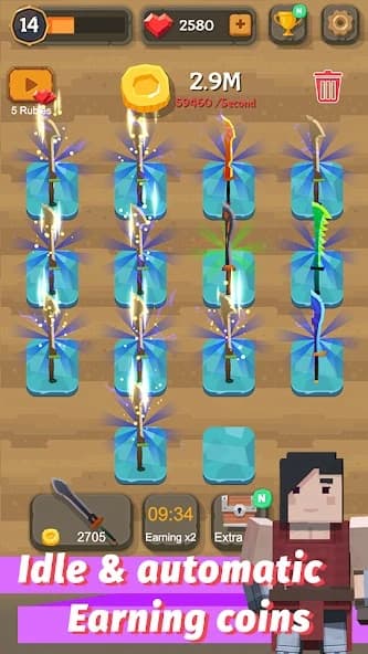 Merge Sword - Idle Blacksmith Master screenshot 3