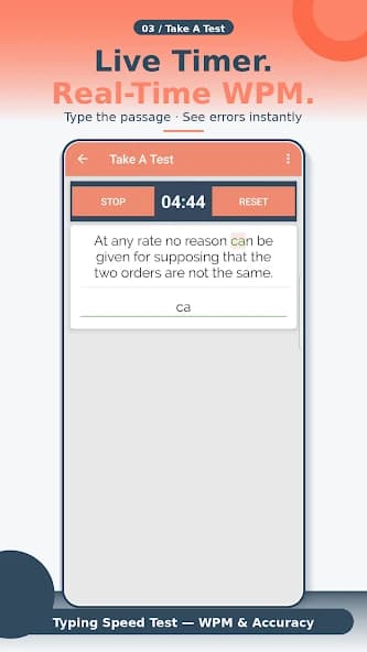 Typing Speed Test – Typing Master – Offline APK screenshot 4