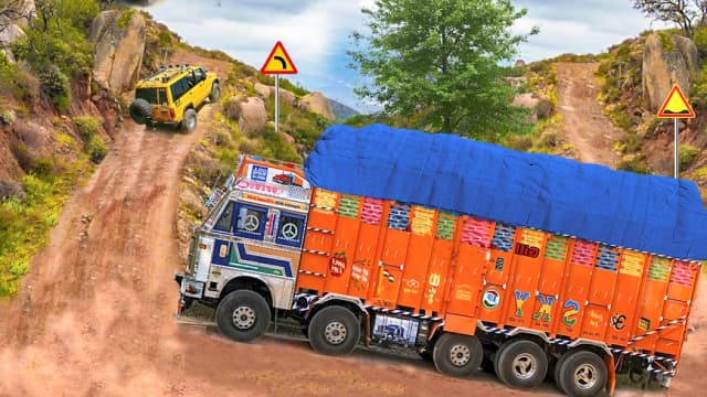 Heavy Truck Simulator Offroad APK screenshot 1