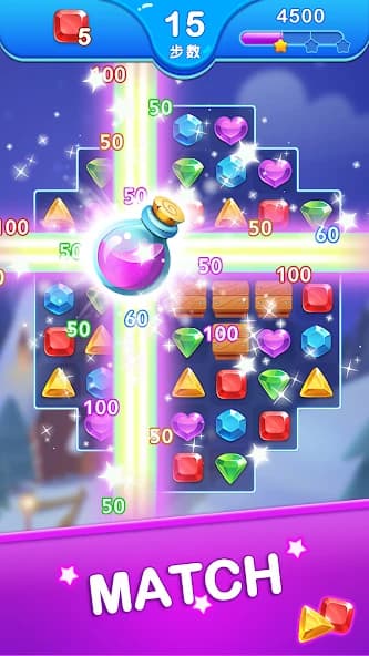 Jewel Blast Dragon - Match 3 Puzzle screenshot 1